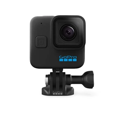 Obrázek GoPro HERO11 Mini kompaktní, vodotěsná akční kamera s 5,3K60 Ultra HD videem, 24,7 MP jednotlivé obrázky, 1/1,9palcový obrazový senzor, live streaming, stabilizace, černá