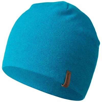 Obrázek Giesswein Zkosená špička Unisex pletená čepice z merino vlny pro dámy a pány, prodyšná, regulující teplotu, Beanie muže ženy, ideální zimní sporty, vhodná každý tvar hlavy, Světle