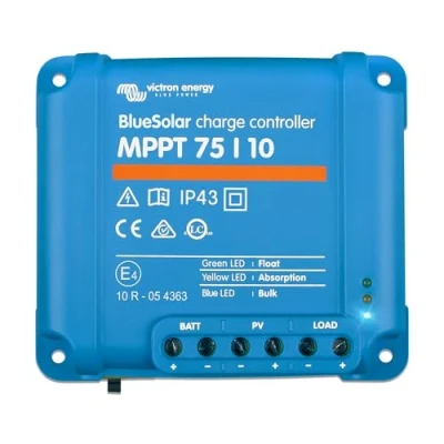 Obrázek Victron Energy BlueSolar MPPT regulátor nabíjení solární 75 V 10 Amp 12/24