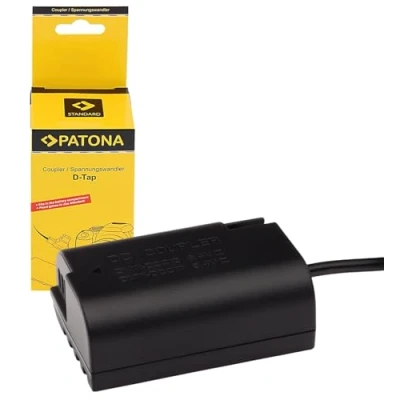Obrázek PATONA D TAP Dummy adaptér DMW DCC12 DCC17 kompatibilní s Panasonic BLK22 Lumix DC S9 S5 S5II X S5K G9 GH5 II GH5S GH6 propojovací