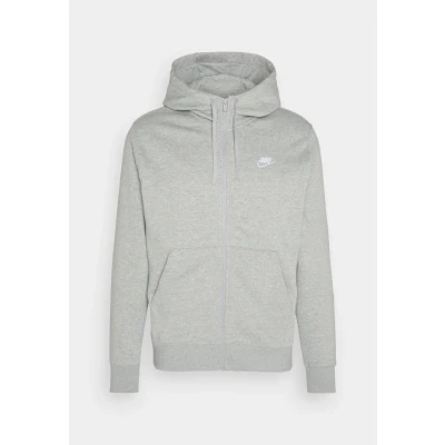 Obrázek Nike Sportswear CLUB Hoodie Mikina na zip, Muži, Velikost: Small, Dark grey heather/matte silver/white