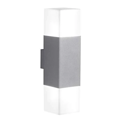 Obrázek Trio Leuchten Venkovní nástěnné LED svítidlo, hliníková litina, včetně 2 x E14, 4 W, výška 33 cm, titan 220060287