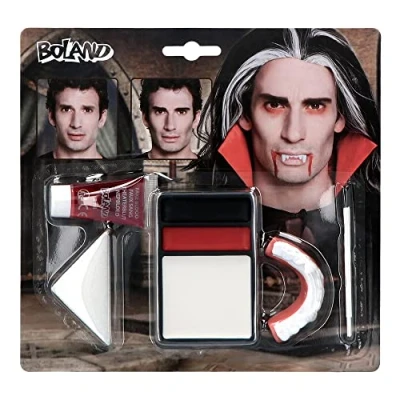 Obrázek Boland 45086 sada líčidel upír, vícedílná make up na karneval nebo Halloween, líčidla masopustní kostýmy
