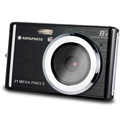 Obrázek AGFA Photo kompaktní digitální fotoaparát s 21 megapixely CMOS senzorem, 8x zoom a LCD displej, černý