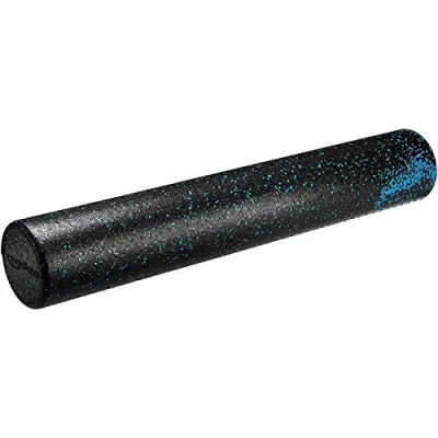 Obrázek Amazon Basics Váleček z pěnové hmoty s vysokou hustotou, modrý kropený, kulatý 90 cm