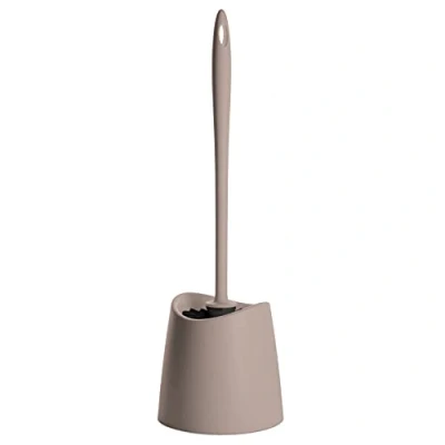 Obrázek Tatay Záchodová štětka Standard, polypropylen, černý kartáč, bez BPA, Made in Spain. šedohnědá. Rozměry 12 x 38 cm