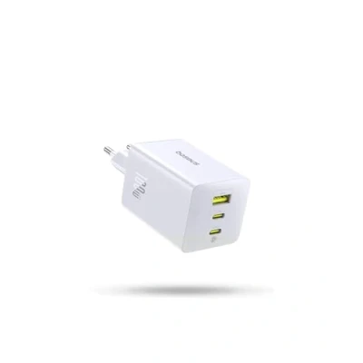 Obrázek Baseus Enerfill USB C nabíječka 100 W, 3 porty síťový zdroj, PD s PPS, rychlonabíječka GaN kompatibilní MacBook Pro/Air, iPad, notebook, iPhone 16 Pro Max, Galaxy S25, Pixel, bílá