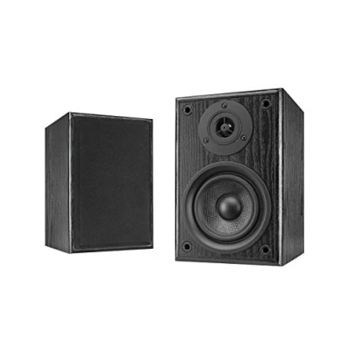 Obrázek Dual LS 100 sada aktivních reproduktorů (vstup phono, integrovaný zesilovač pro gramofony, pár) černá