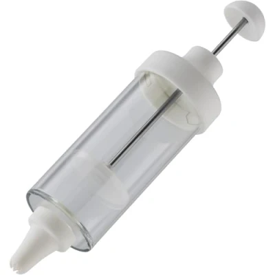 Obrázek Original Kaiser Classic zdobicí stříkačka s 5 tyly, lis na pečivo 200 ml, dort, injekční zdobení průhlednou nádobou, churros Maker, plivku,