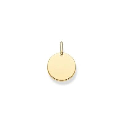 Obrázek Thomas Sabo Dámský přívěsek Coin Love Bridge 925 Sterlingové stříbro LBPE0001 001 12, stříbro, Bez drahokamu