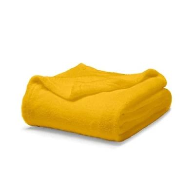 Obrázek TODAY Decke, flauschig, Safran/Polyester, 125 x 150 cm, Gelb