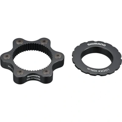 Obrázek Shimano SM RTAD05 adaptér brzdového kotouče, černý, 6