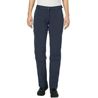 Obrázek Vaude dámské kalhoty Farley Stretch Capri T Zip II, modrá, 34