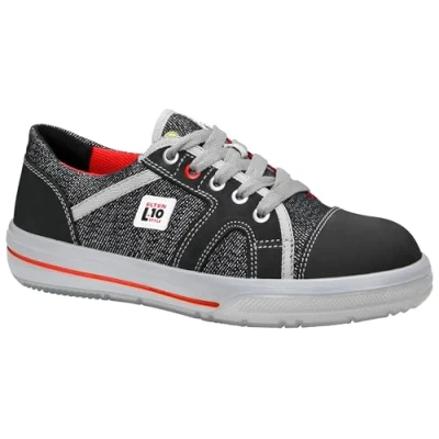 Obrázek ELTEN Bezpečnostní boty SENSATION Low ESD S2, pánské, kůže/textil, ocelová špička, lehká, sportovní, černá, velikost: 48