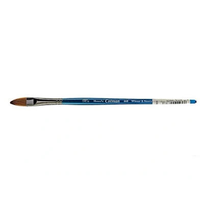 Obrázek Winsor &amp; Newton 5368110 Cotman štětec na akvarelové syntetické vlasy série 668 filtr, krátká rukojeť s vynikající pružností, barevnou nosností a přesností bodů 10 mm 3/8&quot;