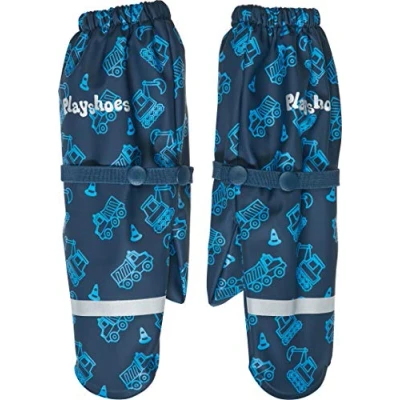 Obrázek Playshoes Unisex Dětské matné rukavice Matsch Handschuhe s fleecovou podšívkou, staveniště