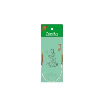 Obrázek CHIAOGOO Kulaté pletací jehlice, bambus, 22,9 cm, 3/3,25 mm