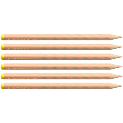 Obrázek Ergonomická pastelka pro leváky STABILO Easycolors balení 6 ks meruňková