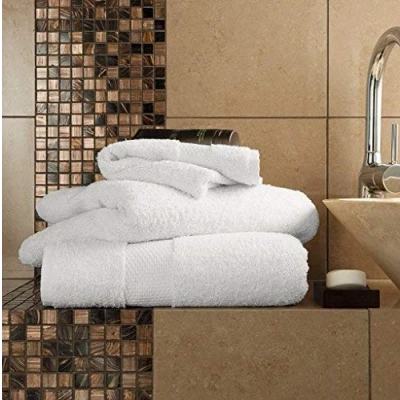 Obrázek GC Gaveno CAVAILIA, Weiß, Cavailia Miami Handtuch, ägyptische Baumwolle, dick, saugfähig, 700 g/m, 4 Stück, Hand Towel (50x85 cm),