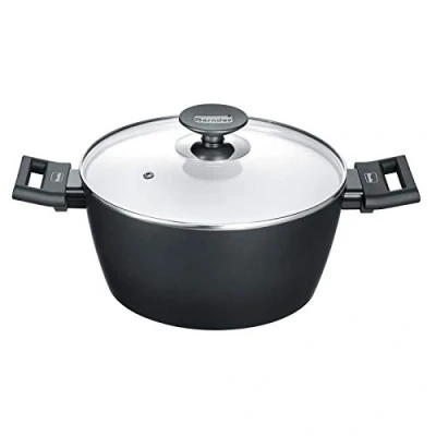 Obrázek Berndes 013345 ALU Induction Smart hrnec na vaření 24 cm, hliník, černá/bílá