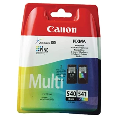Obrázek Canon PG 540 + CL 541 patrony do tiskárny 8 ml černá barevná pro PIXMA tiskárnu originál