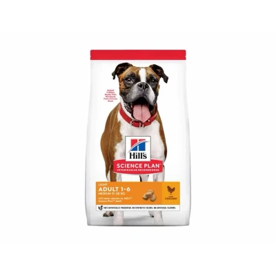 Obrázek HILLS Canine Adult Light Medium Chicken 14kg
