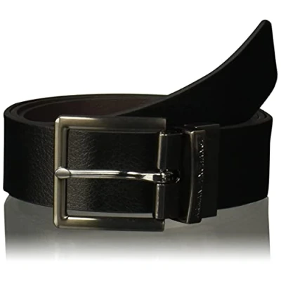 Obrázek Armani Exchange Pánský kožený pásek, Černá (Balck)