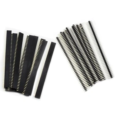 Obrázek 50 kusů 2. 54 mm Breakaway Platine 40Pin konektor Header samec a žena Kolíková lišta PCB pájená zásuvková Pájecí rastrová deska pro Arduino Prototyp Shield