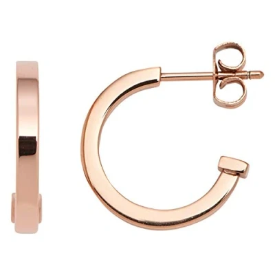 Obrázek Jewels by Leonardo dámské kreolky Beauty&#039;s růžové zlato S, ušlechtilá ocel IP zlato, velikost (Š/V/H): 2/15/18 mm, 016755,
