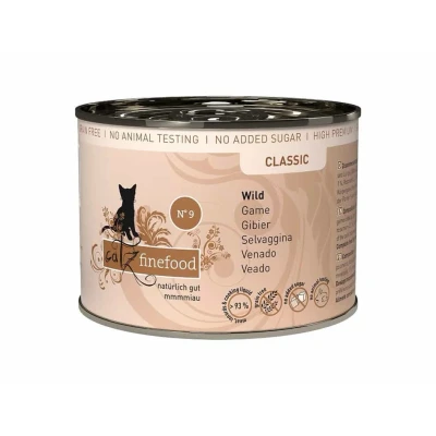 Obrázek Konzerva CATZ FINEFOOD se zvěřinou 200g