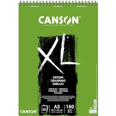 Obrázek CANSON XL® Dessin kreslicí blok, DIN A3, 50 listů, 160 g/m²
