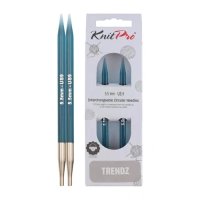 Obrázek KnitPro Trendy: Knitting Pins: Circular: Interchangeable: 5. 50 mm, akryl, tříděné, 5,5 mm