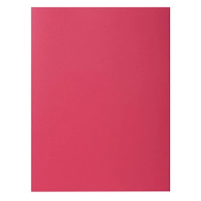 Obrázek Exacompta Ref 210016E Rocks složka, čtvercová, 240 x 320 mm, vhodná pro dokumenty A4, 210 g/m², barevný karton, malinové barvy, 100 kusů