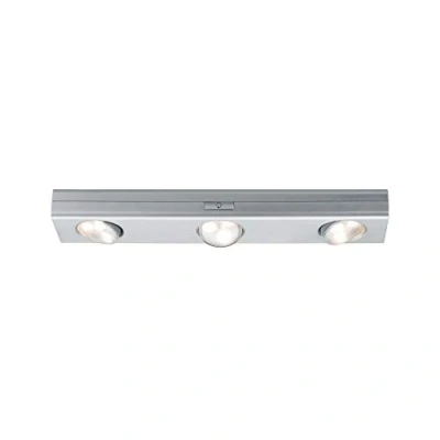 Obrázek Paulmann 70635 LED Nábytkové svítidlo Jiggle 3dílné bodové vč. 3 x 0,18 wattů stmívatelné světlo do skříně chrom matné plast kuchyňská lampa 3000 K