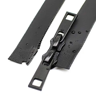 Obrázek YaHoGa 110 cm vodotěsný zip 2cestný dělitelný #5 černý zipy pro kabáty bundy (TWP)