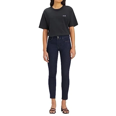 Obrázek Levi&#039;s Dámské 711 Double Button Jeans, Blue Wave Rinse
