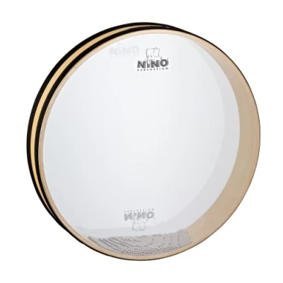 Obrázek Nino Percussion Sea Drum Instrument velmi ruční buben pro děti od 5 let průměr 14 palců (cca 35,5 cm) dub, přírodní (NINO30)
