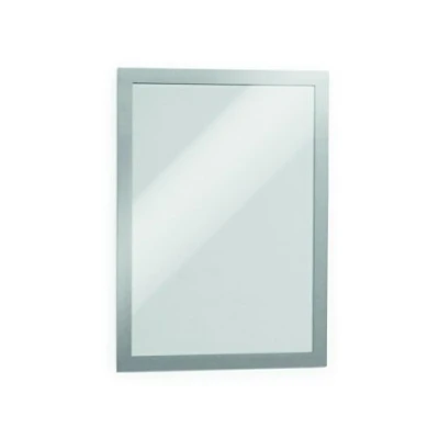 Obrázek Durable Infotaška Duraframe Magnetic Plus (A4 s magnetickým uzávěrem) 2 kusy, stříbrná, 498523