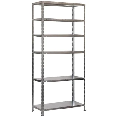 Obrázek SimonRack Schwerlastregal, Lagerregal, 200x90x40 Metallregal, Kellerregal, Biegestelle 75 kg, 6 Fachböden, Galvanisiert Advantage