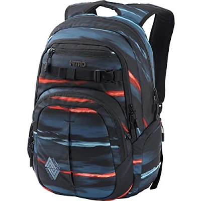 Obrázek Nitro Chase batoh Školní s organizérem Schoolbag, Acid Dawn, Moderní