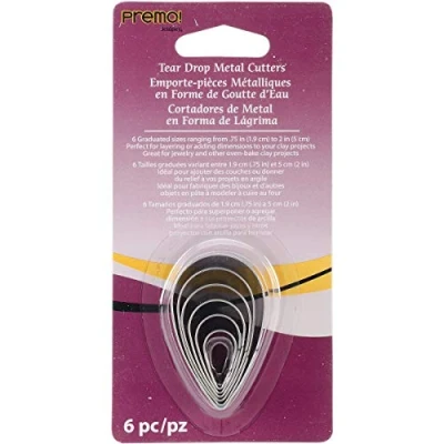 Obrázek Polyform Metall Premo Sculpey Graduated Cutter Set Tear Drop