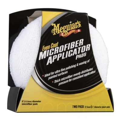 Obrázek Meguiar&#039;s Náplň X3080EU Even Coat Applicator Pad, houbička z mikrovlákna, balení 2 ks