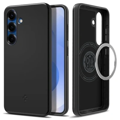 Obrázek Spigen Thin Fit MagFit pouzdro pro Samsung Galaxy S25, kompatibilní s MagSafe černé