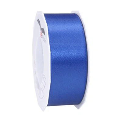 Obrázek PRÄSENT C.E. Pattberg Satin Royalblau, 25 m Satinband zum Einpacken von Geschenken, 40 mm Breite, Geschenkband Dekorieren &amp; Basteln, Dekoband, Anlass