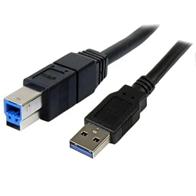 Obrázek StarTech.com 3m černý SuperSpeed USB 3. 0 A na B kabel St/St připojovací