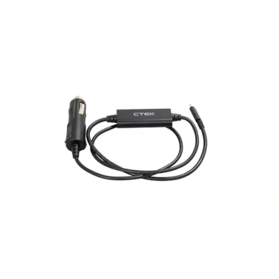 Obrázek CTEK CS free USB C charge Cable 12V plug Nabíjejte interní baterii svého zdarma přes zdířku příslušenství vašeho vozidla, černý