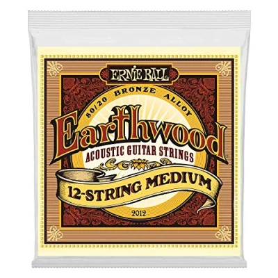Obrázek Ernie Ball Earthwood Medium akustické struny, pro struny 12, bronz 80/20, tloušťka 11 52