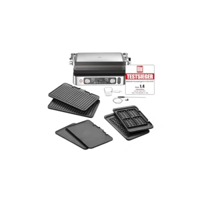 Obrázek Braun MultiGrill 9 Pro CG 9167, Kontaktgrill mit Grill , Flach Waffelplatten und Temperaturfühler, Grillpositionen: Kontakt, BBQ, Ofen, Spülmaschinenfeste Platten, Boost Funktion bis 265