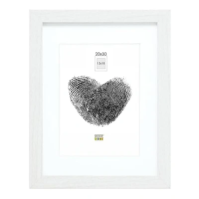 Obrázek Deknudt Frames Rámeček na obraz s paspartou bílý S66KF1 P1 20 x 30 cm 13 18 rám obrazu MDF zavěšení nebo vystavení obrázků