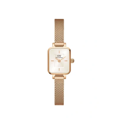 Obrázek Daniel Wellington Quadro MINI Champagne Hodinky Rose goldcoloured, Velikost: One Size, gold coloured